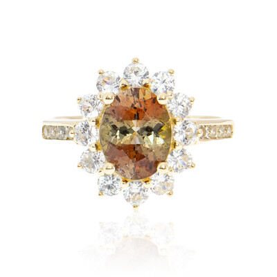 Gouden ring met een andalusiet