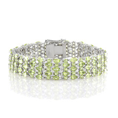 Zilveren armband met peridoots
