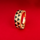 Zilveren ring met witte topaasstenen