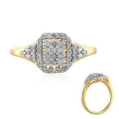 Zilveren ring met I2 (I) Diamanten