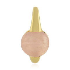 Zilveren hanger met een rozen kwarts