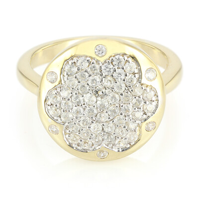 Zilveren ring met zirkonen