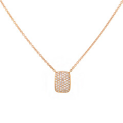 Gouden halsketting met SI diamanten (de Melo)