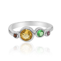 Zilveren ring met een citrien