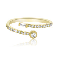 Gouden ring met een SI2 (H) Diamant (CIRARI)