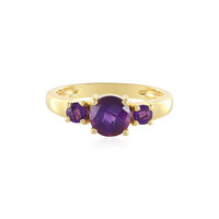 Zilveren ring met een amethist
