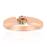 Gouden ring met een VS1 Argyle-Rose de France-Diamant