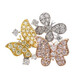 Gouden ring met I1 Roze Diamanten (CIRARI)