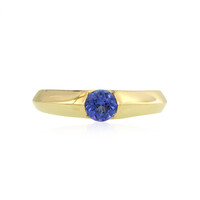 Gouden ring met een AAA tanzaniet (de Melo)