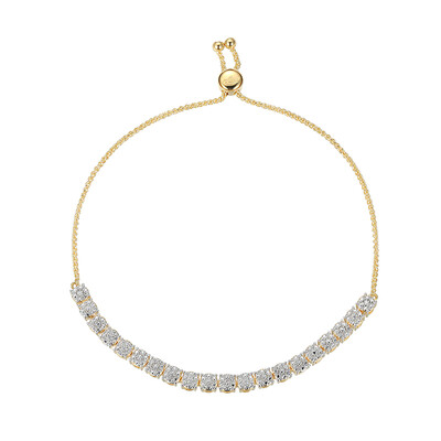 Messingen armband met een I3 (I) Diamant (Juwelo Style)