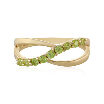 Gouden ring met Sfeenkristallen