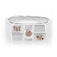Zilveren herenring met een Fancy diamant