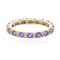 Gouden ring met tanzanieten (La Revelle)