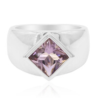 Zilveren ring met een ametrien