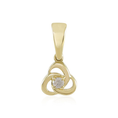 Gouden hanger met een I3 (J) Diamant
