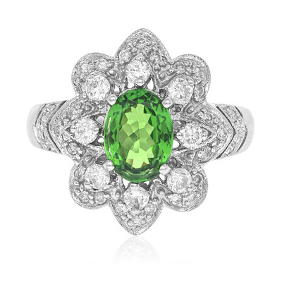 Gouden ring met een AAA tsavoriet (CIRARI)