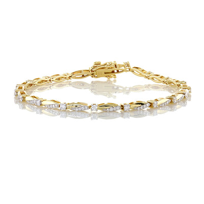 Gouden armband met Loepzuivere (F) Diamanten (LUCENT DIAMONDS)