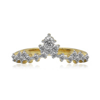 Gouden ring met een Diamant SI1 (G)