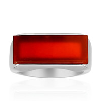 Zilveren ring met een Rode agaat