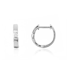 Platinaen oorbellen met Loepzuivere (F) Diamanten (LUCENT DIAMONDS)