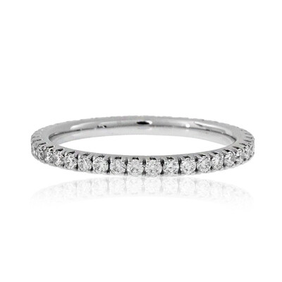 Platinaen ring met SI diamanten