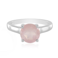 Zilveren ring met een rozen kwarts