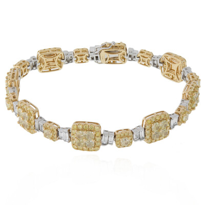 Gouden armband met gele S12 diamanten (CIRARI)