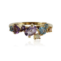 Zilveren ring met een lavendel amethist