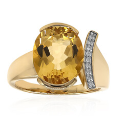 Gouden ring met een gouden beril