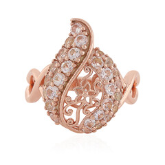 Zilveren ring met morganieten (Memories by Vincent)
