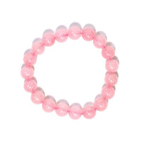 Armband met rozen kwartskristallen