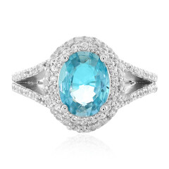 Zilveren ring met een Ratanakiri zirkoon