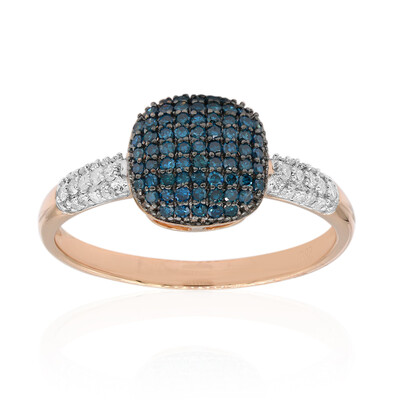 Gouden ring met PK (H) Diamanten