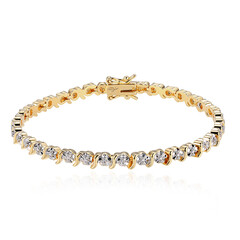 Messingen armband met een I3 (I) Diamant (Juwelo Style)