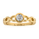 Gouden ring met een Diamant SI1 (G) (Annette)