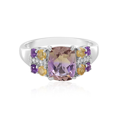 Zilveren ring met een Anahi Ametrien