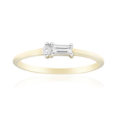Gouden ring met een Diamant SI1 (G)
