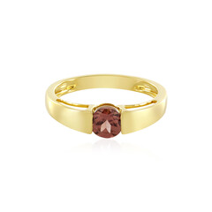 Zilveren ring met een roze zirkoon