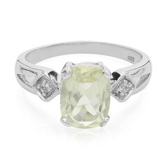 Zilveren ring met een Orthoklaas