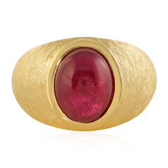 Zilveren ring met een Madagaskar Robijn