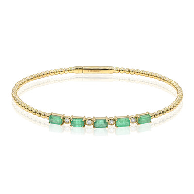 Gouden armband met AAA Zambia smaragden (CIRARI)