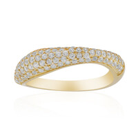 Zilveren ring met zirkonen