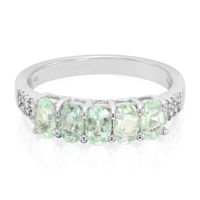 Zilveren ring met Paraiba toermalijnen