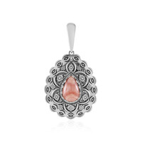 Zilveren hanger met een rhodochrosiet (Desert Chic)