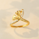 Zilveren ring met I3 (H) Diamanten