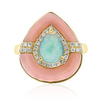 Gouden ring met een AAA Welo-opaal (CIRARI)