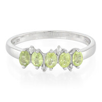 Zilveren ring met Paraiba toermalijnen