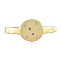 Zilveren ring met een I2 (I) Diamant