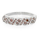 Zilveren ring met Fancy diamanten