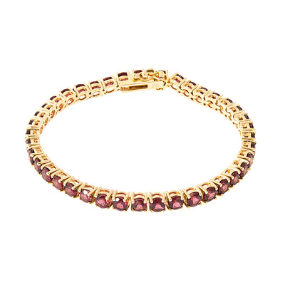 Gouden armband met rhodolieten (CUSTODANA)